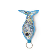 Fish Keychain With Color Blue