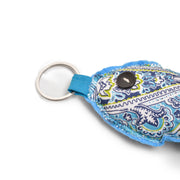 Fish Keychain With Color Blue