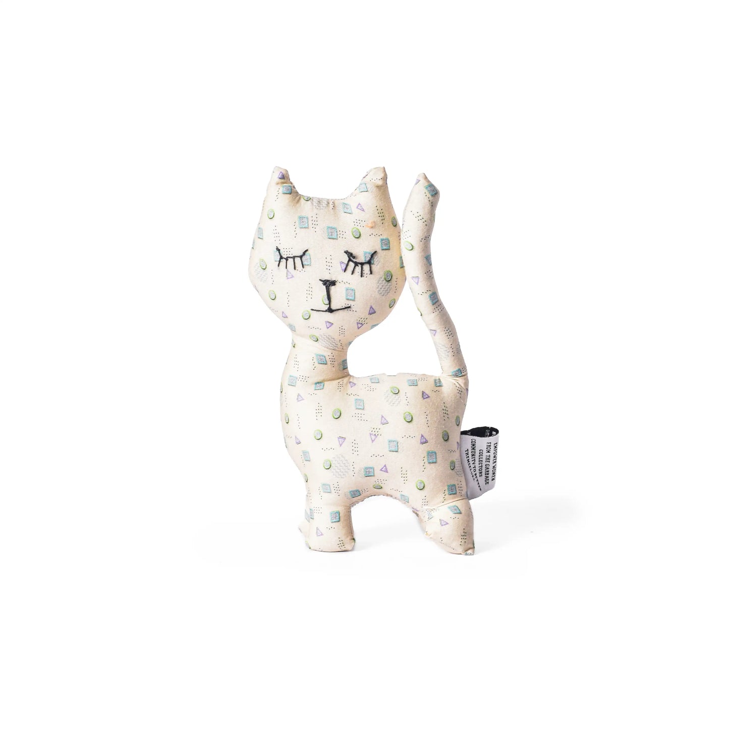 Recycled Stuffed Cat