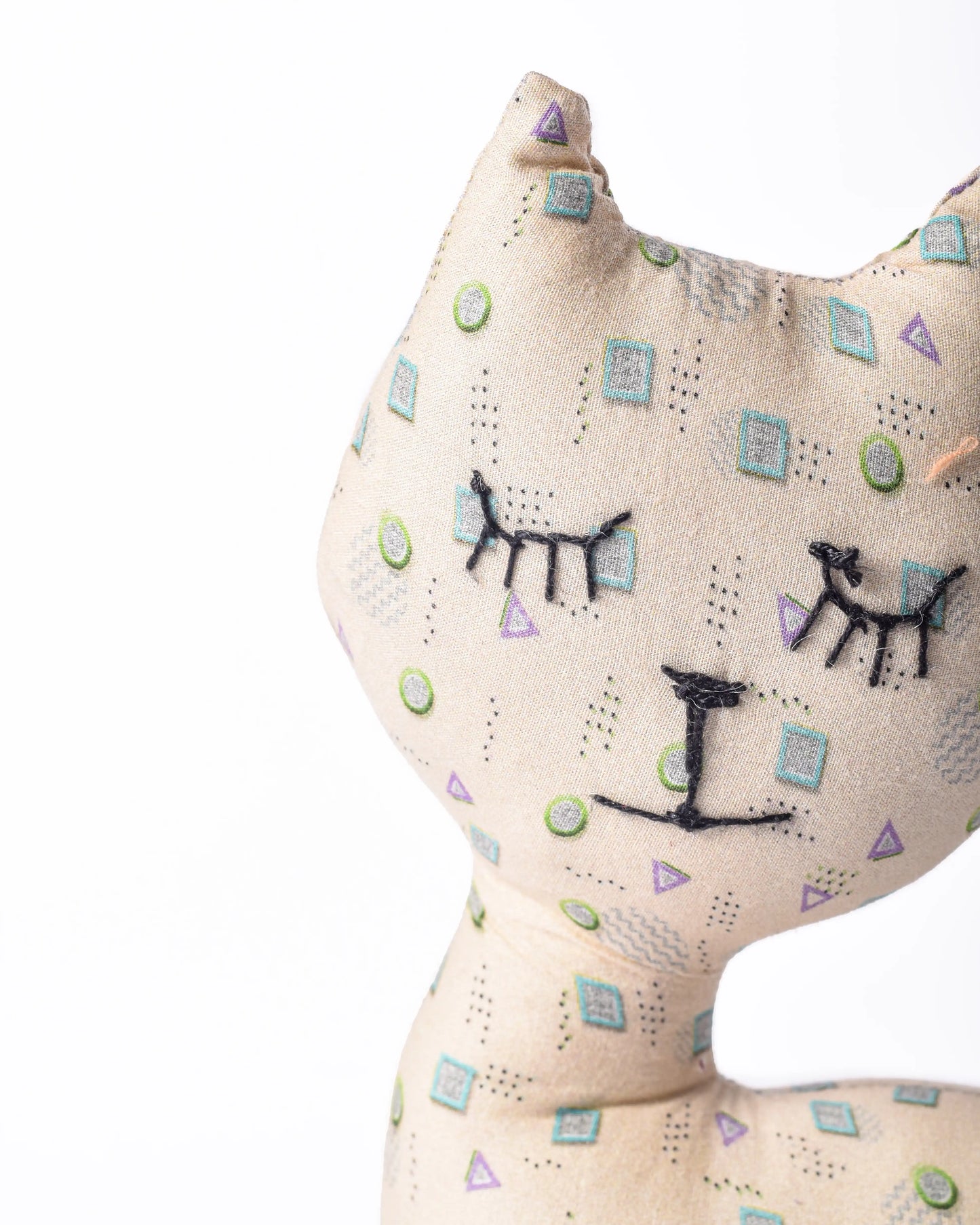 Recycled Stuffed Cat