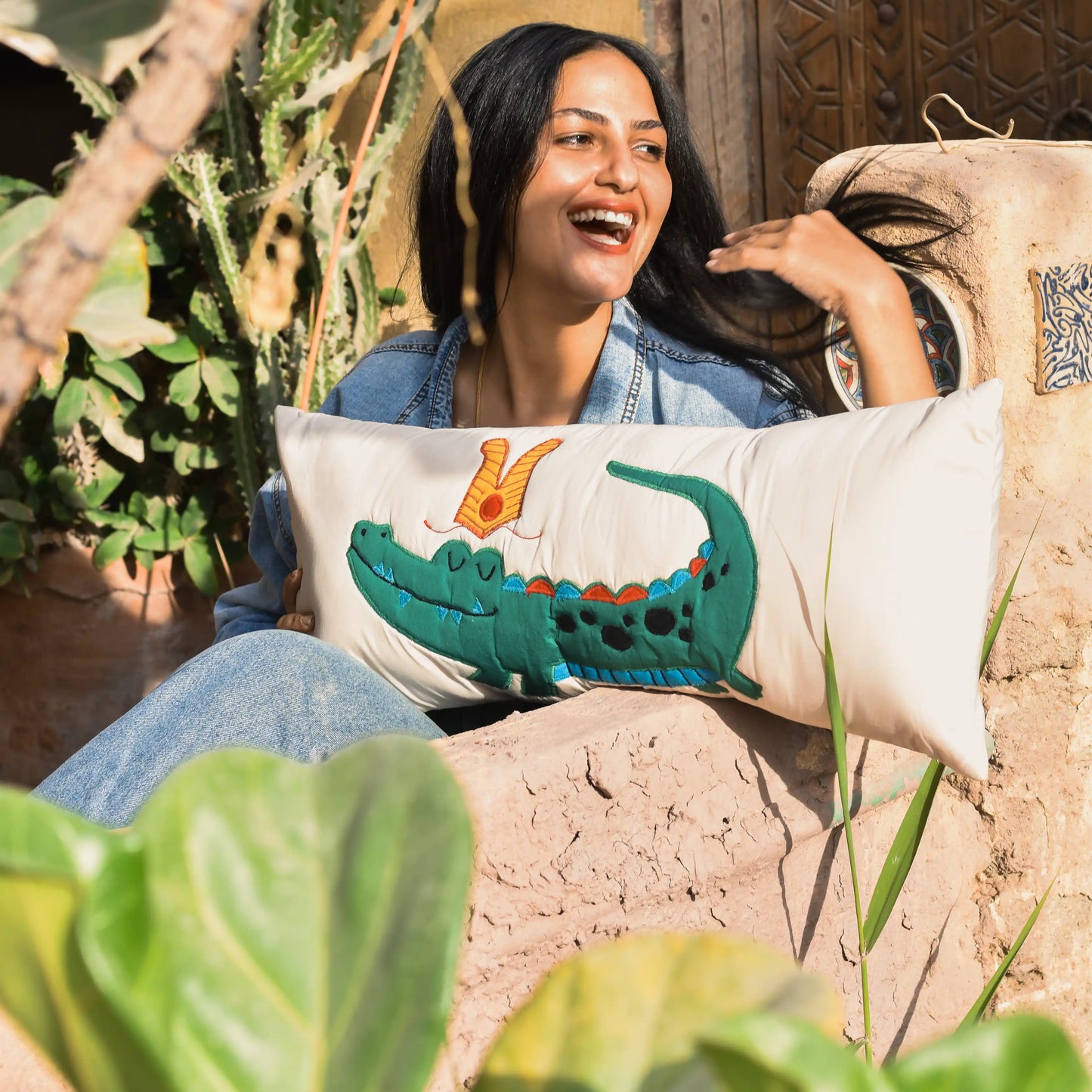 Sobek's Cushion Cover