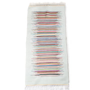 Upcycled Cotton Rug  woven  with multicolor 