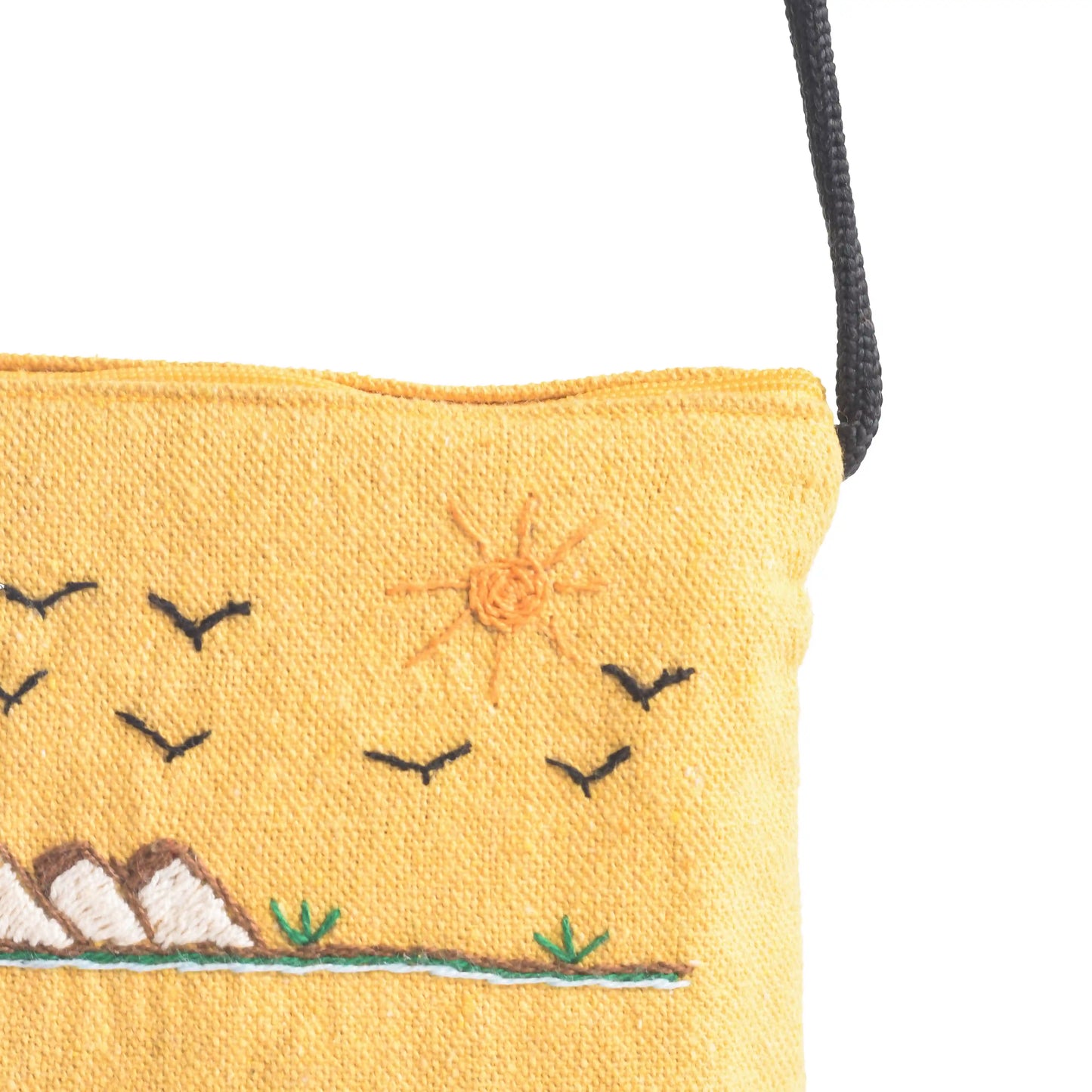 Rural Embroidered Cross Bag