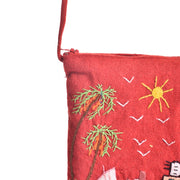 Rural Embroidered Cross Bag