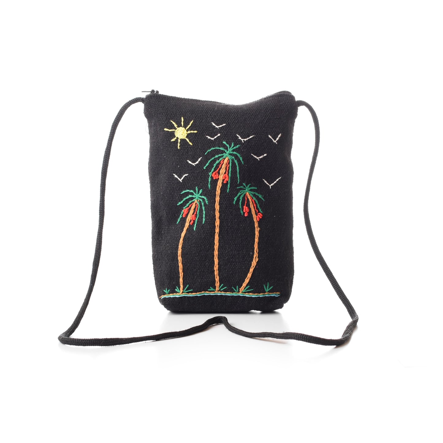 Rural Embroidered Cross Bag