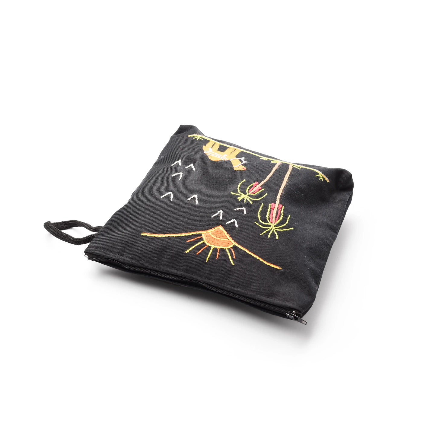 Hand Embroidered Makeup Pouch