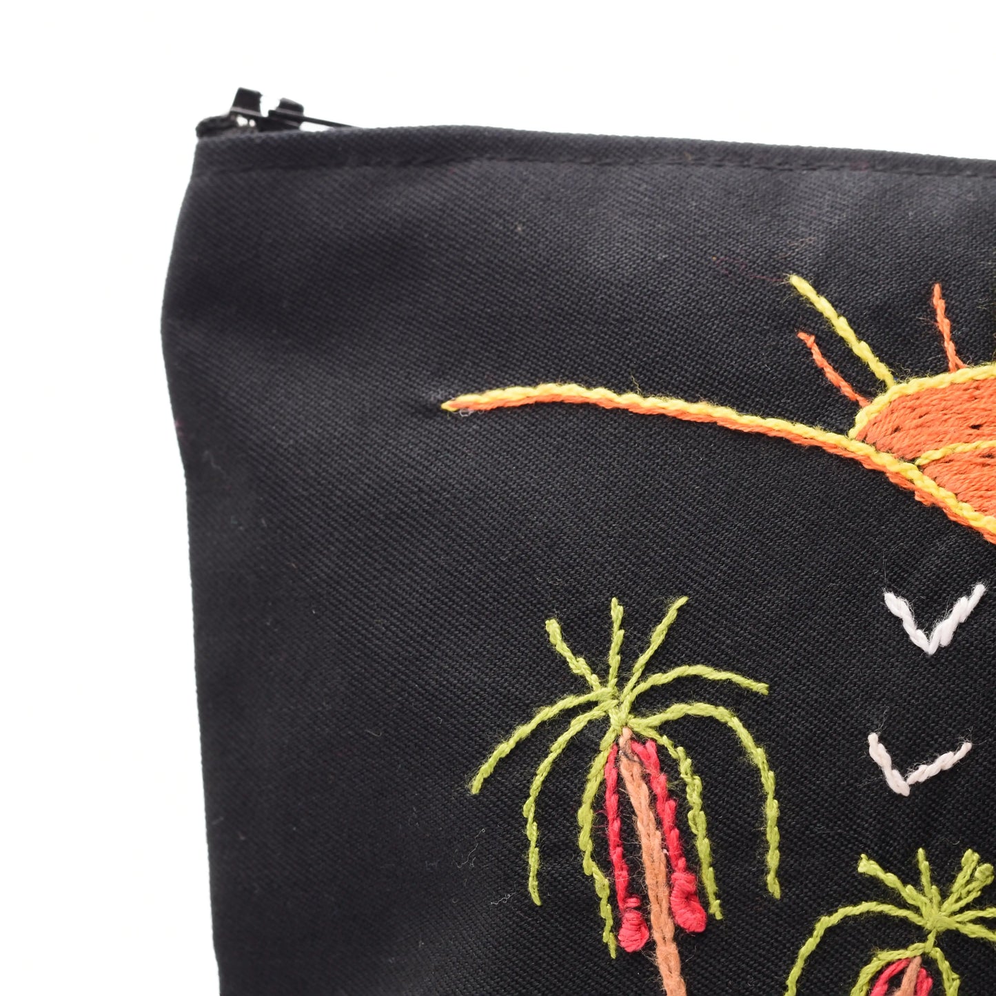 Hand Embroidered Makeup Pouch