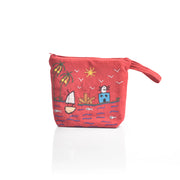 Hand Embroidered Makeup Pouch