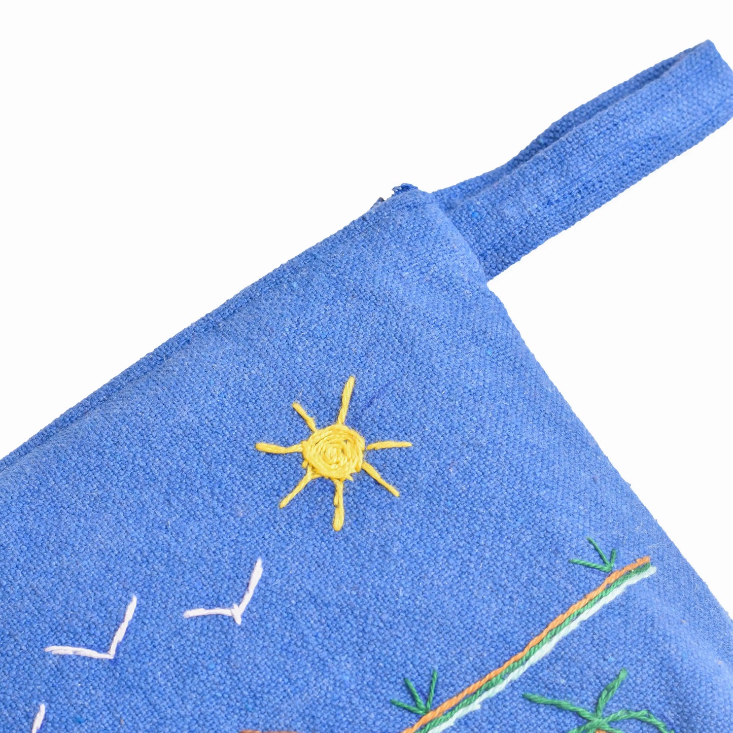 Hand Embroidered Makeup Pouch
