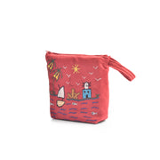 Hand Embroidered Makeup Pouch