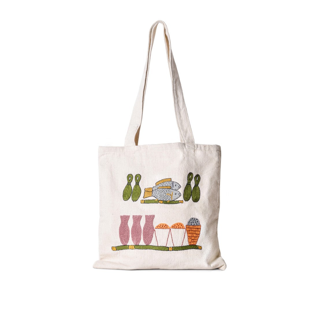 Ancient Egyptian Food Staples Tote Bag