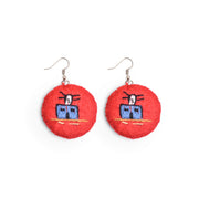 Hand Embroidered Earrings