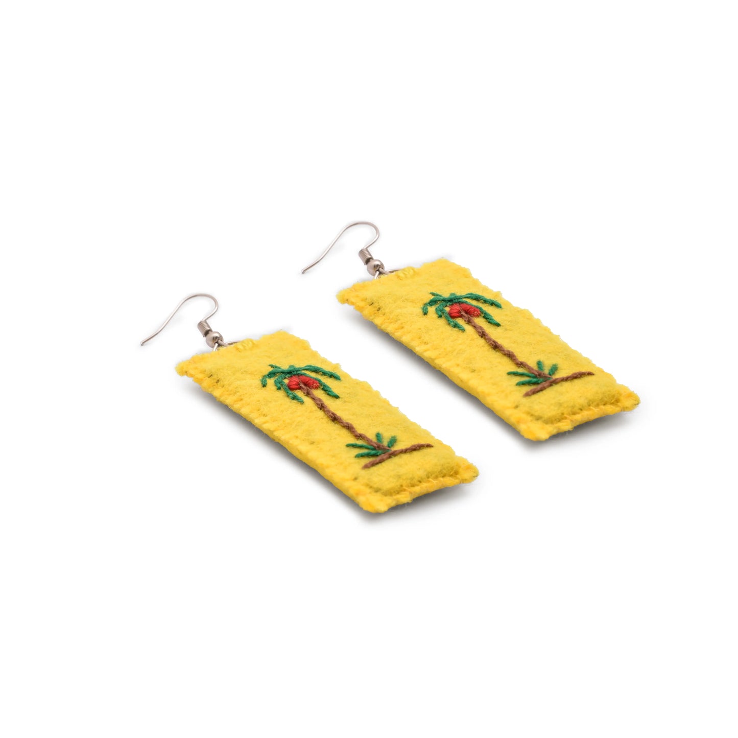 Hand Embroidered Earrings