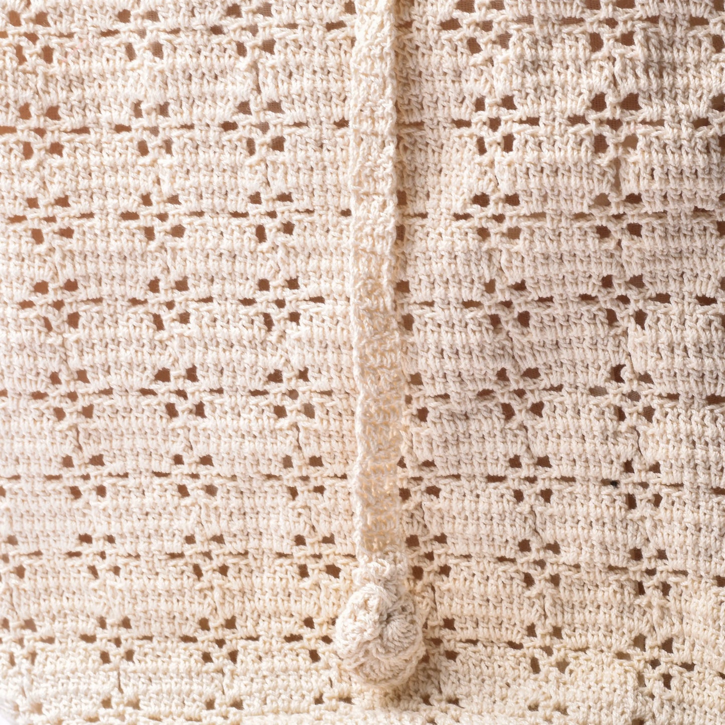Crochet Drawstring Bag