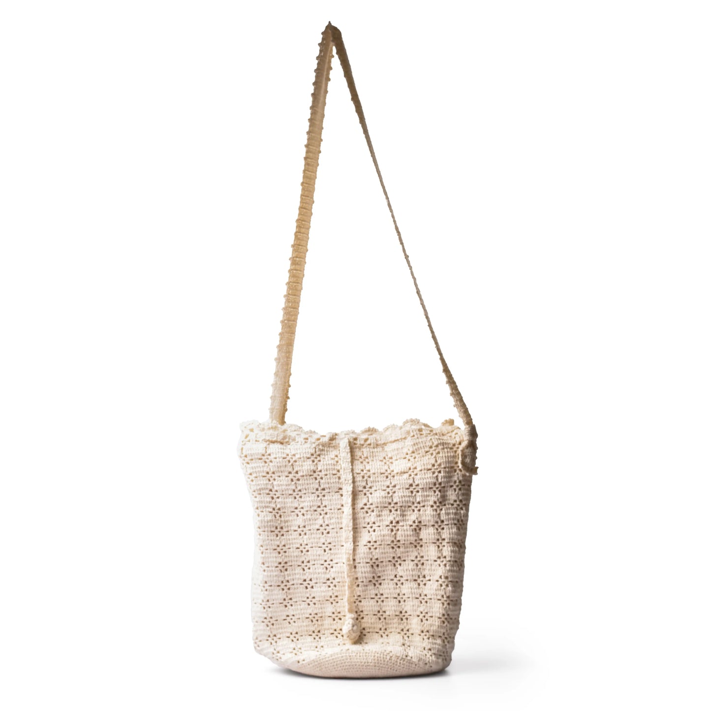 Crochet Drawstring Bag