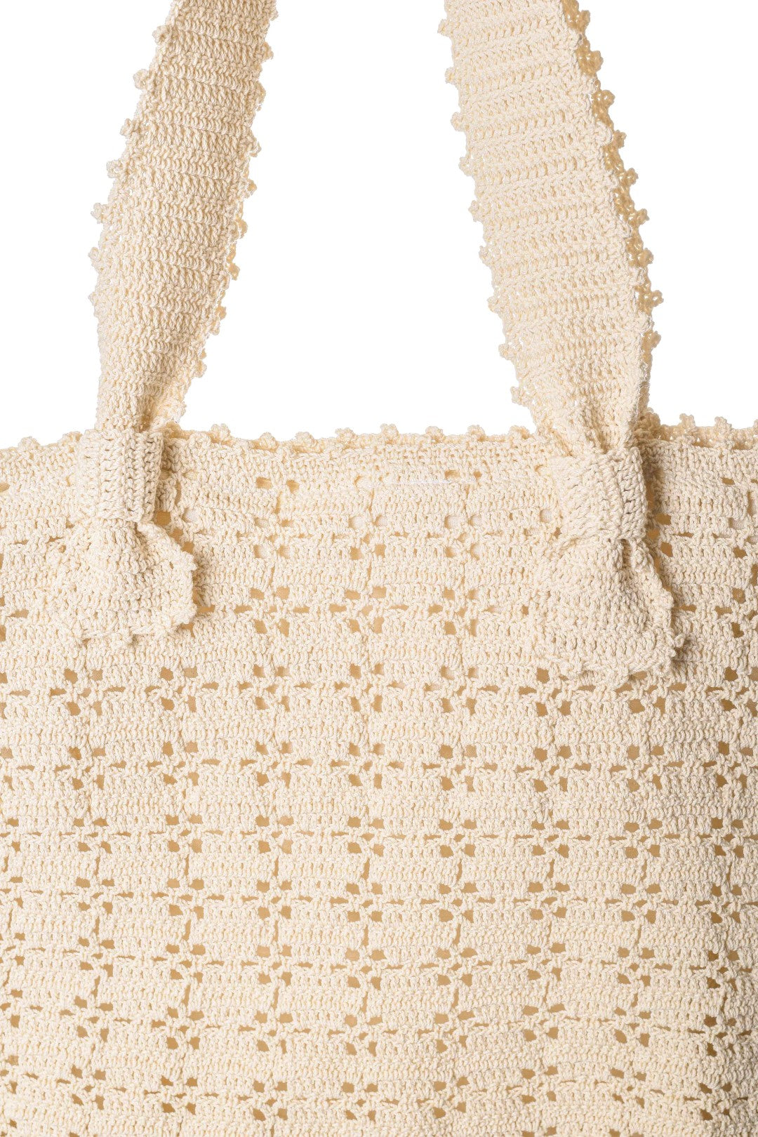 Lace Crochet Tote Bag