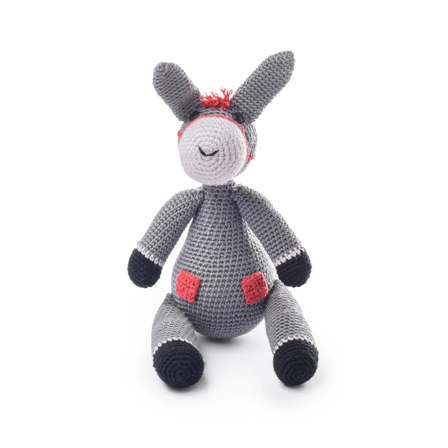 Crochet Stuffed Donkey Toy