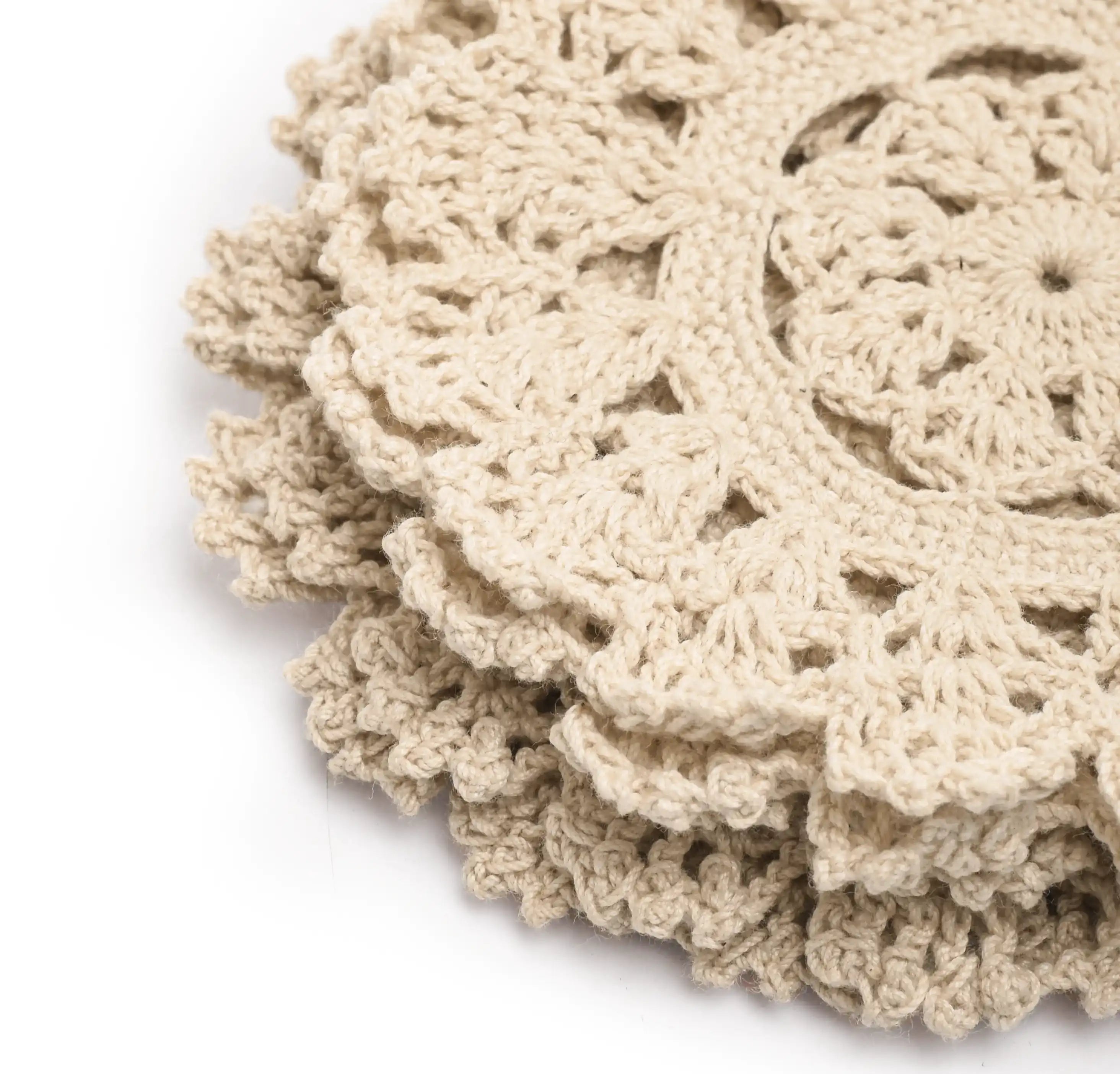 Crochet Coaster Set (6 Pcs)