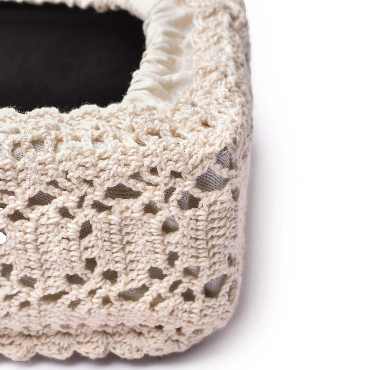 classic crochet tissue box