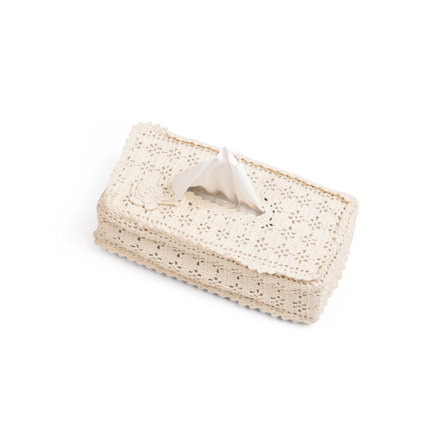 classic crochet tissue box