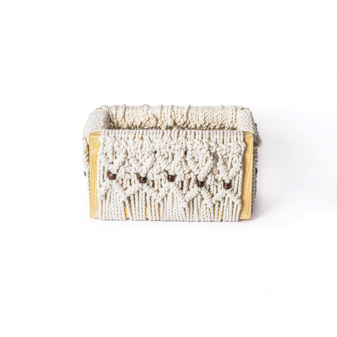 Macramé Storage Box