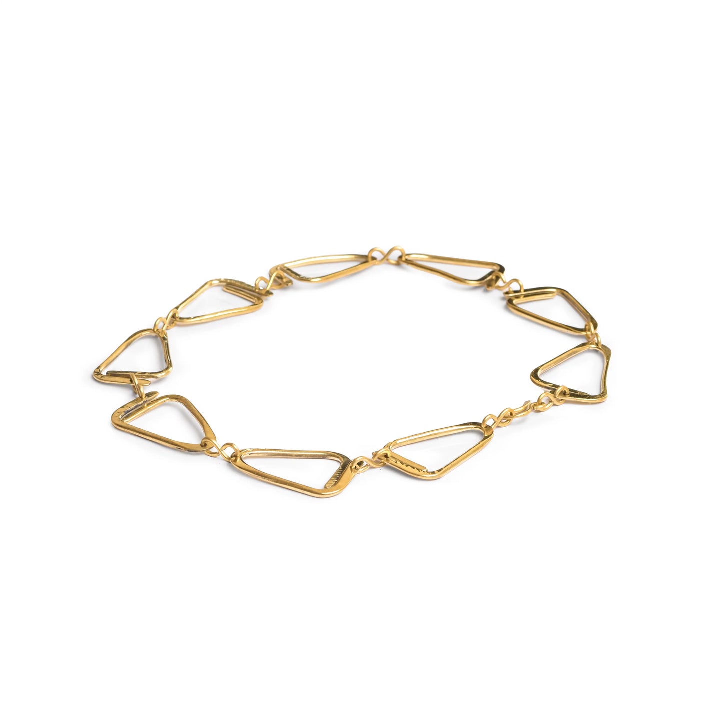 Triangle Brass Collar