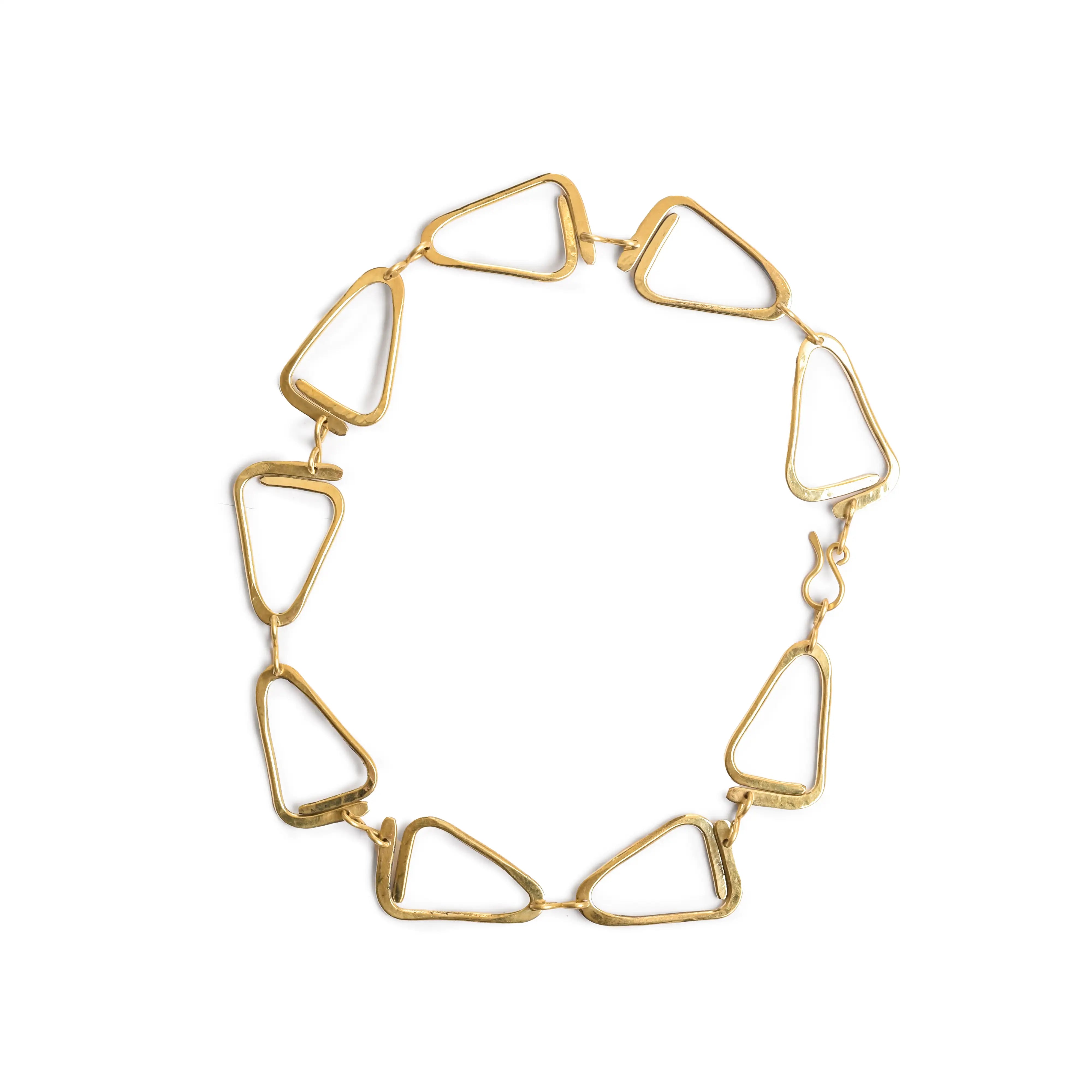Triangle Brass Collar