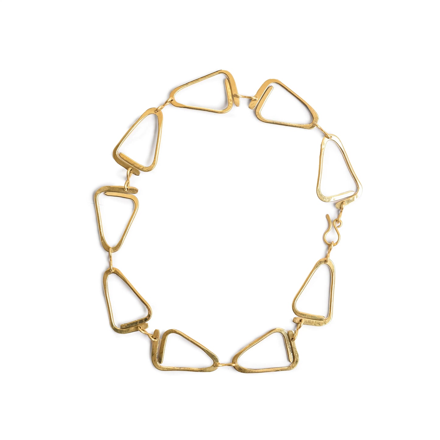 Triangle Brass Collar