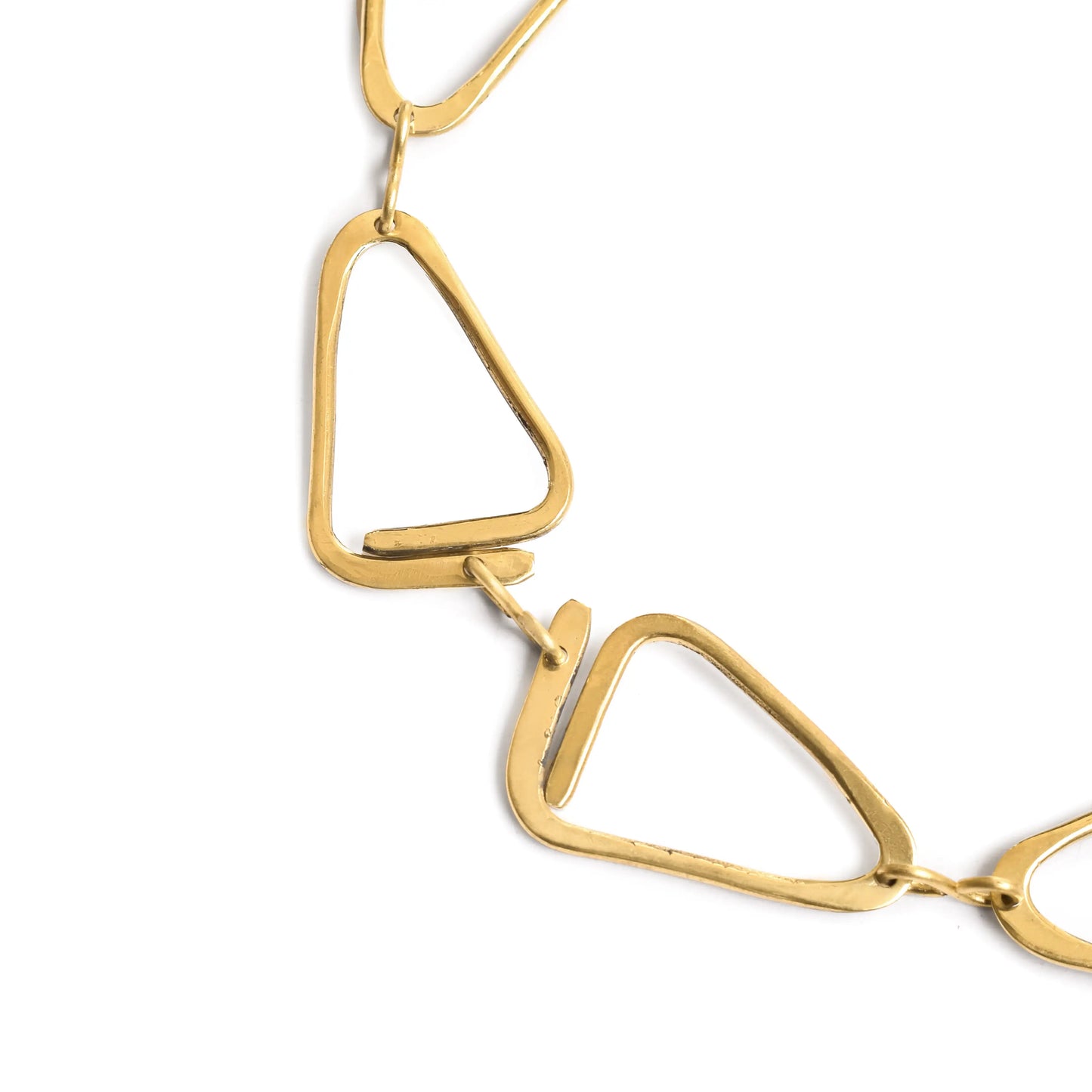 Triangle Brass Collar