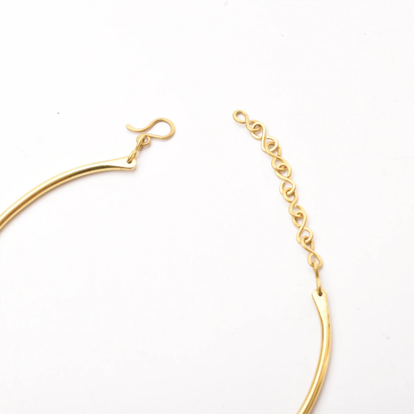 Spiral Brass Choker