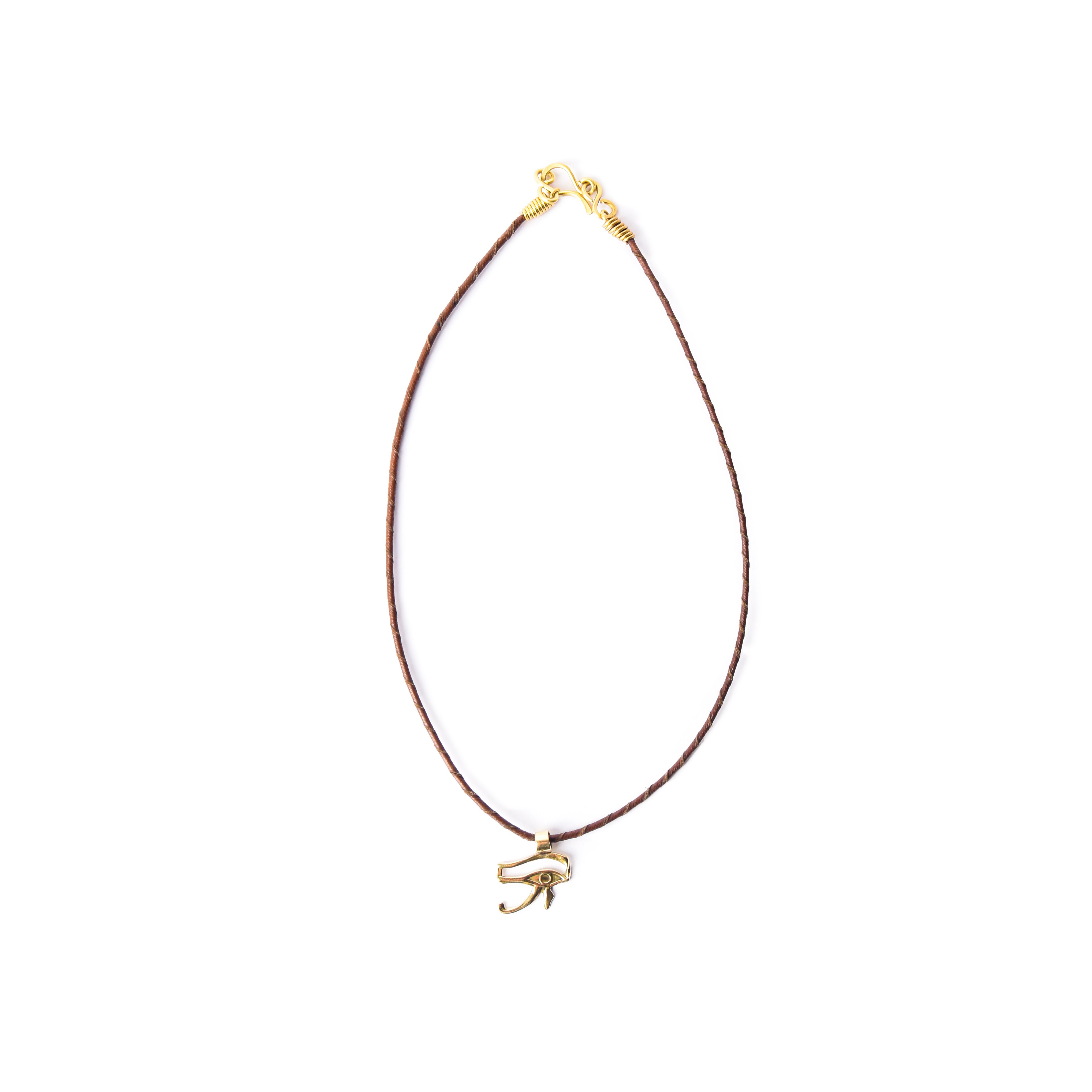 Brass Necklace Horus