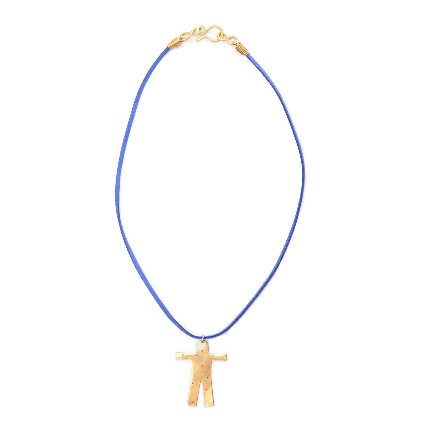 Arousa Brass & Leather Necklace