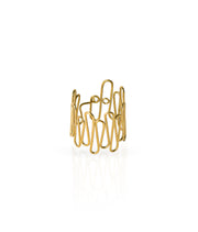 Zigzag Statement Brass Cuff