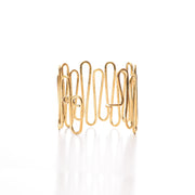 Zigzag Statement Brass Cuff