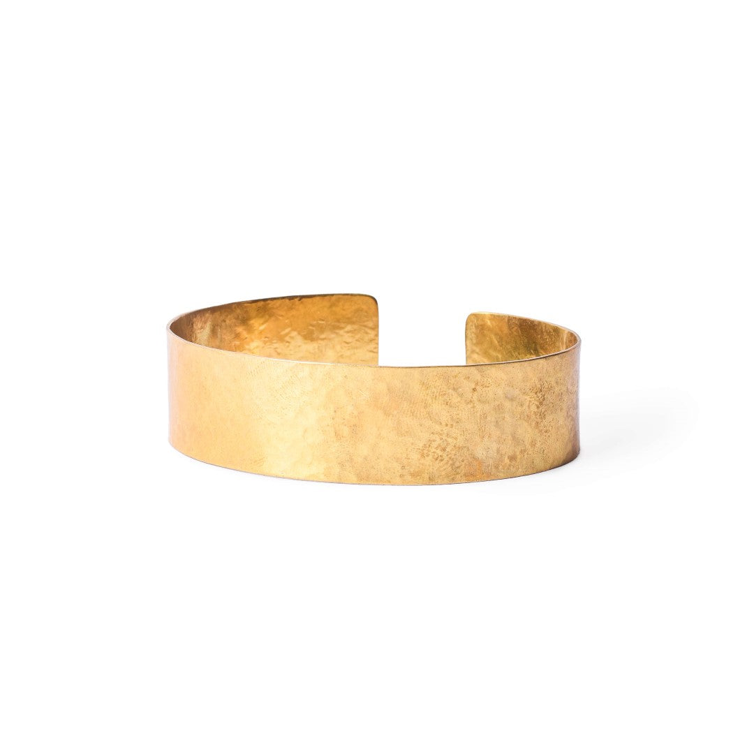 Hammered Brass Bracelet