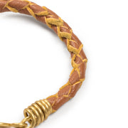 Key of Life Brass Charm Bracelet