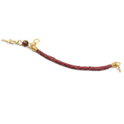 Key of Life Brass Charm Bracelet