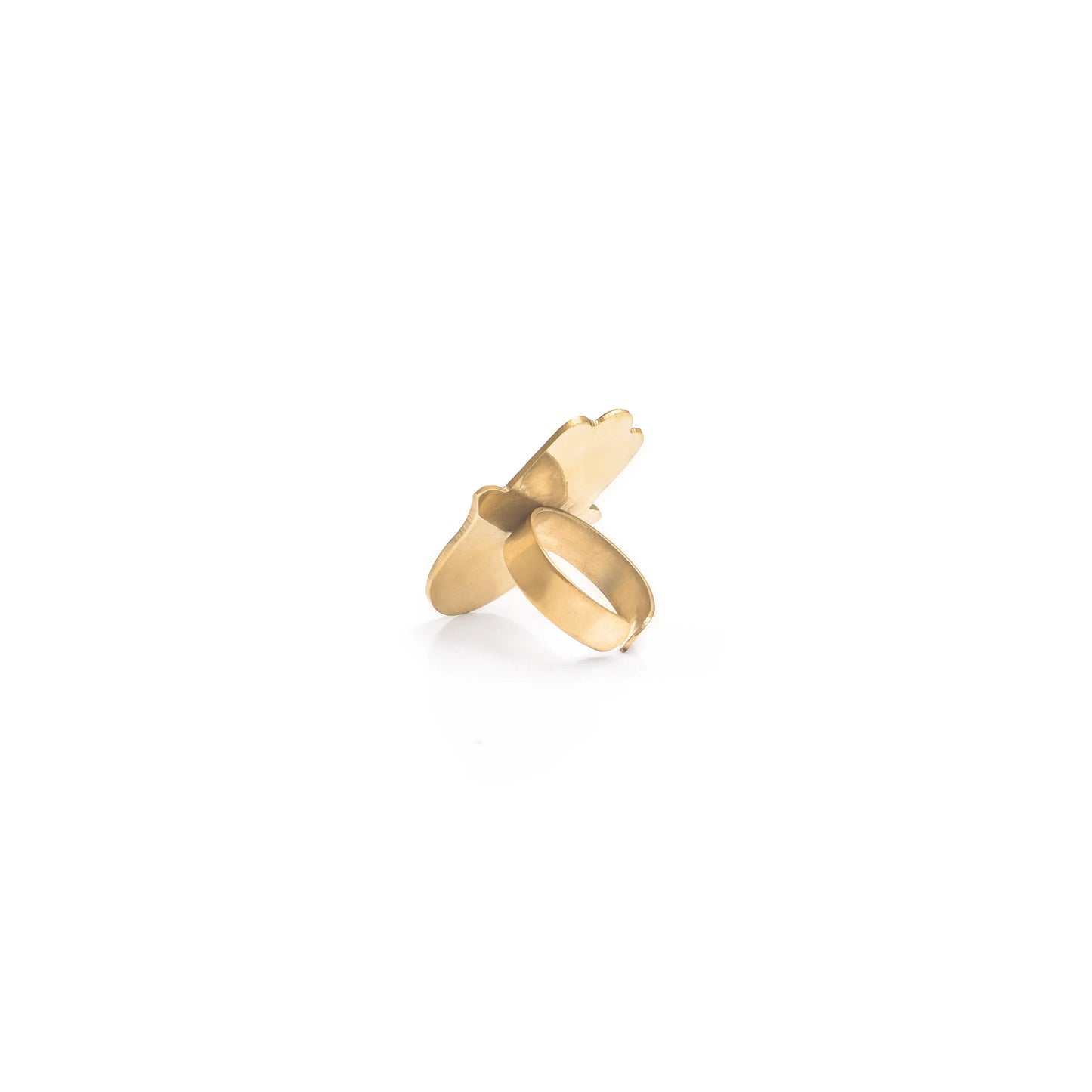 Kaf Fatima Brass Ring