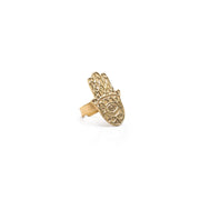 Kaf Fatima Brass Ring
