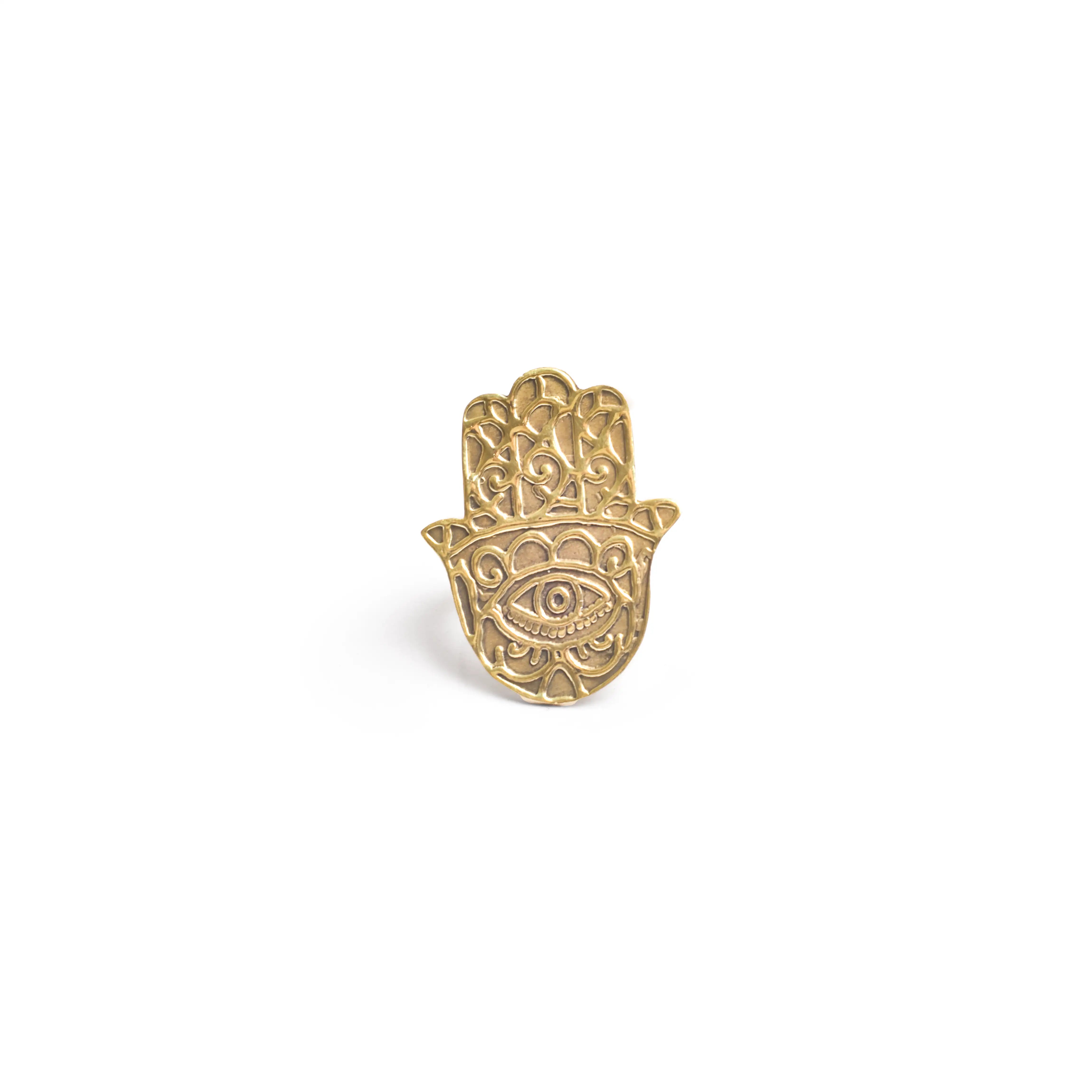 Kaf Fatima Brass Ring