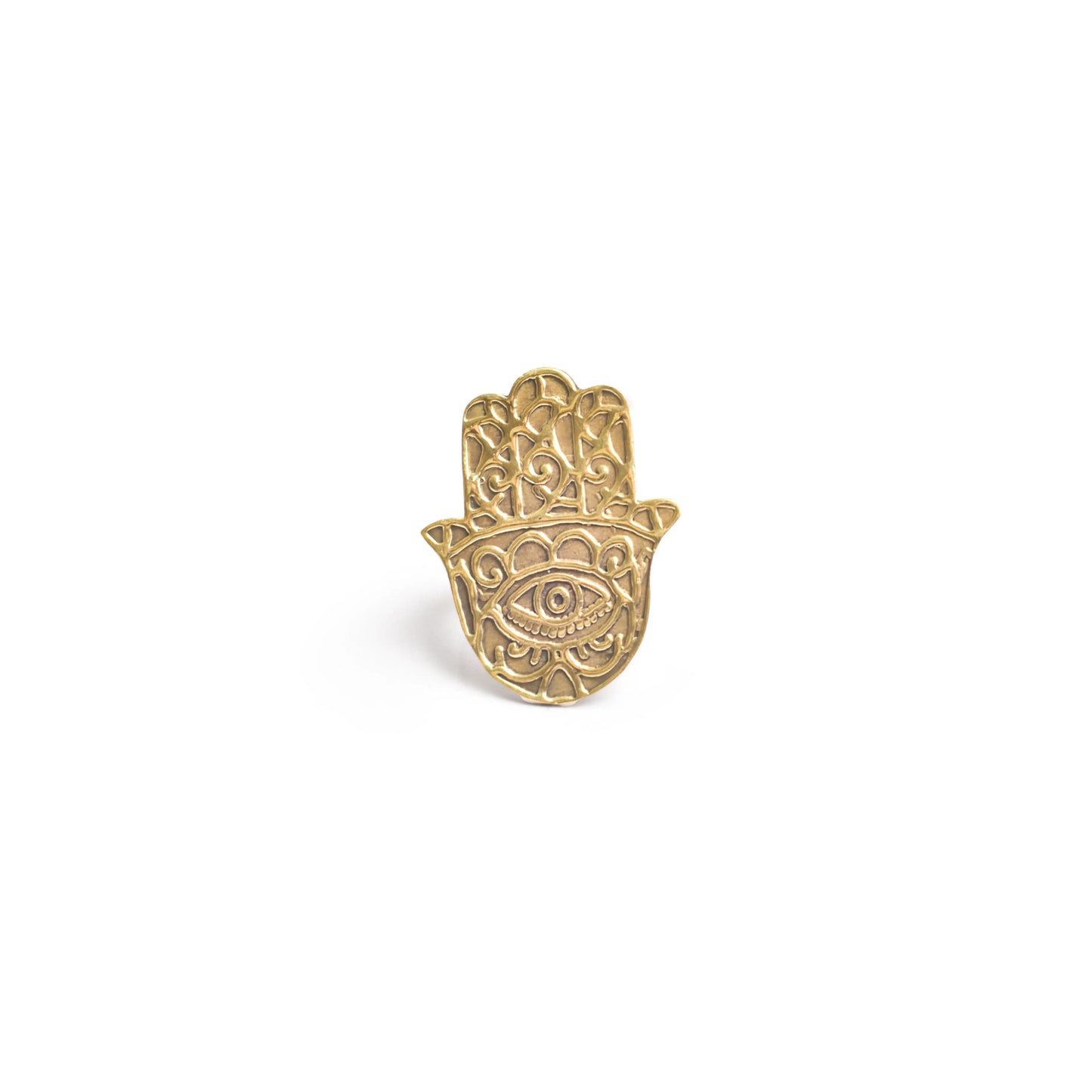Kaf Fatima Brass Ring