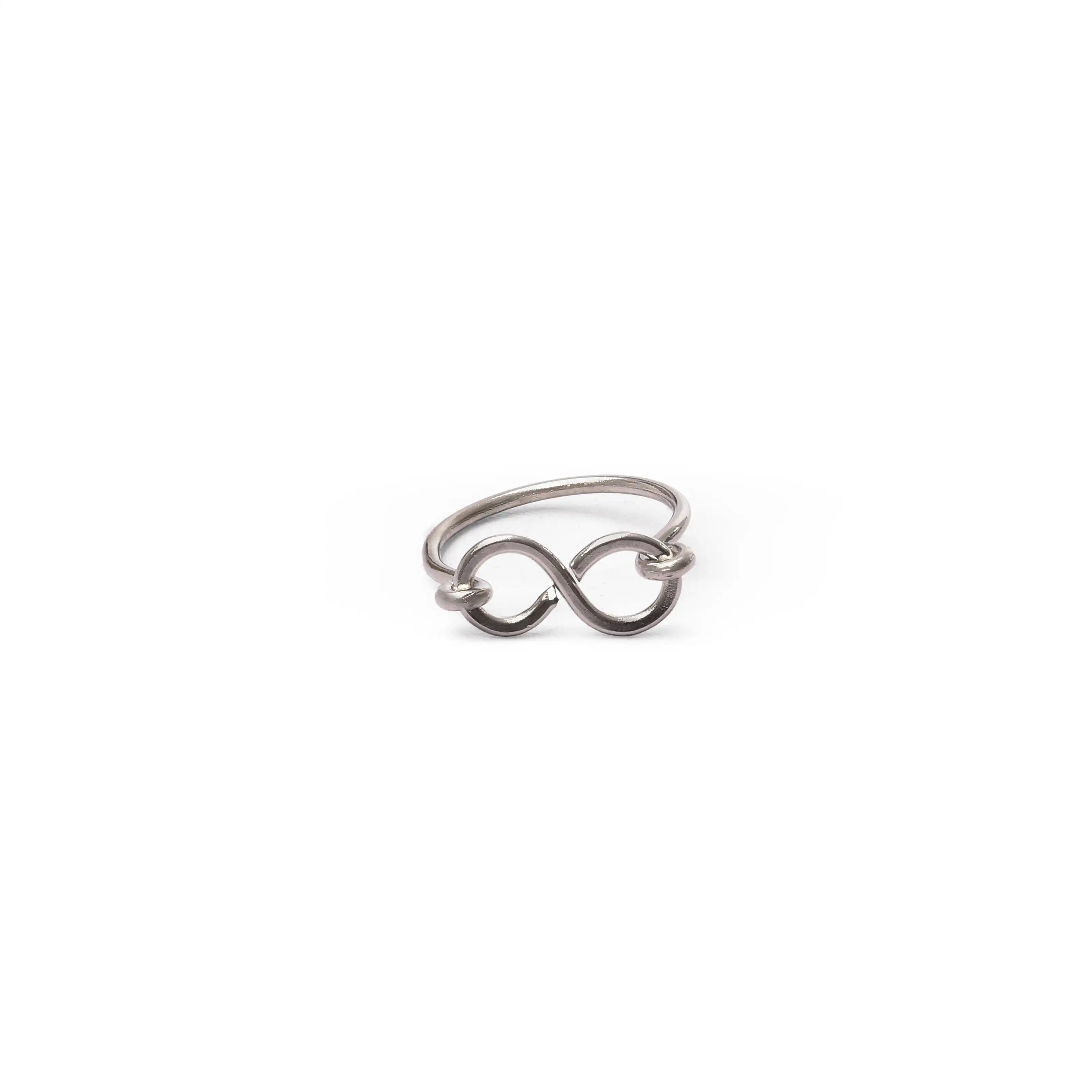 Infintey Silver Plated Brass Ring