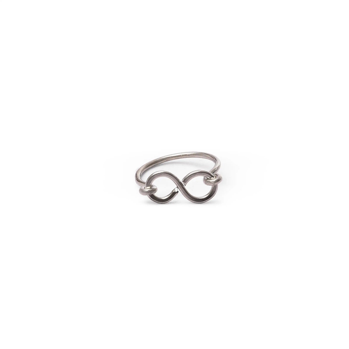 Infintey Silver Plated Brass Ring