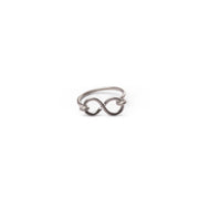 Infintey Silver Plated Brass Ring