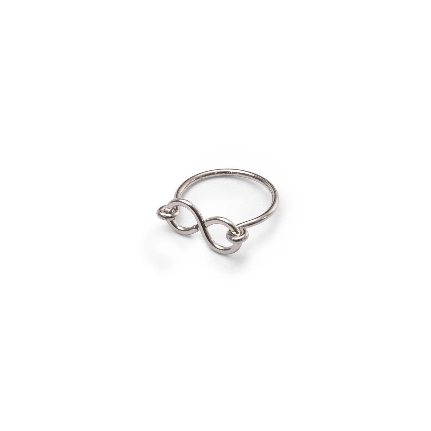 Infintey Silver Plated Brass Ring