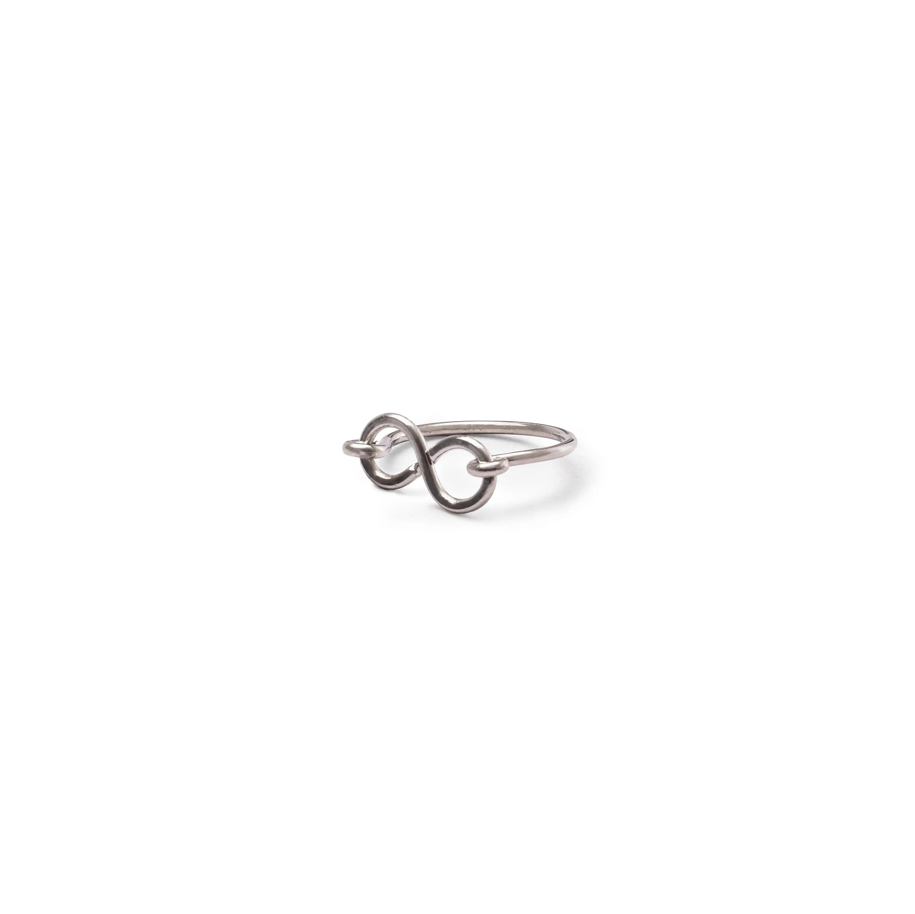 Infintey Silver Plated Brass Ring