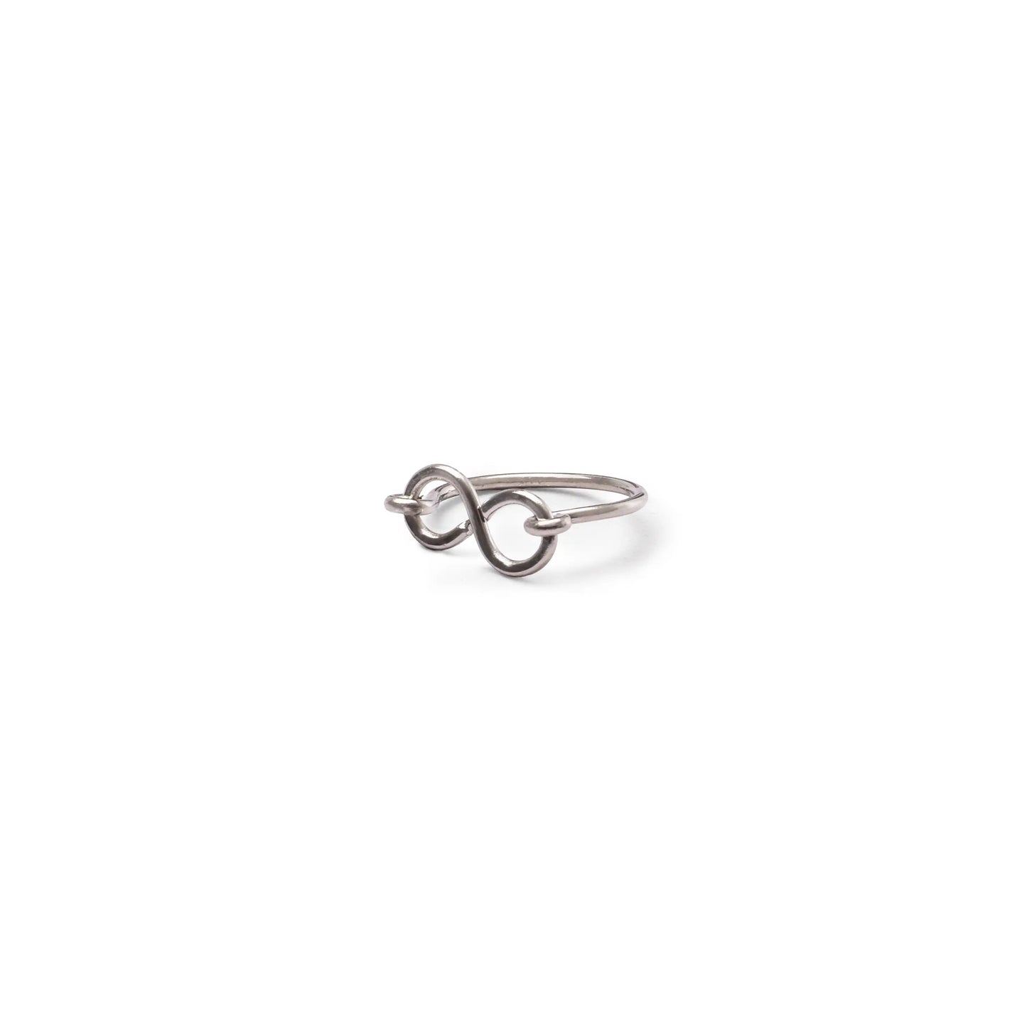 Infintey Silver Plated Brass Ring