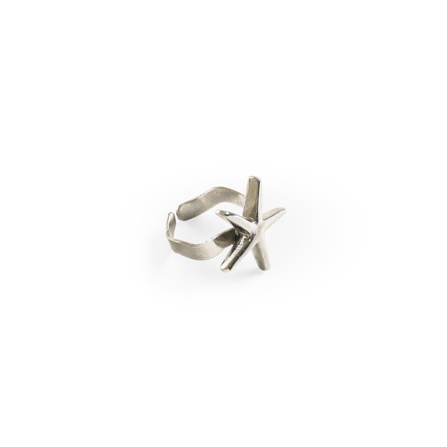 Nut Silver Plated Ring