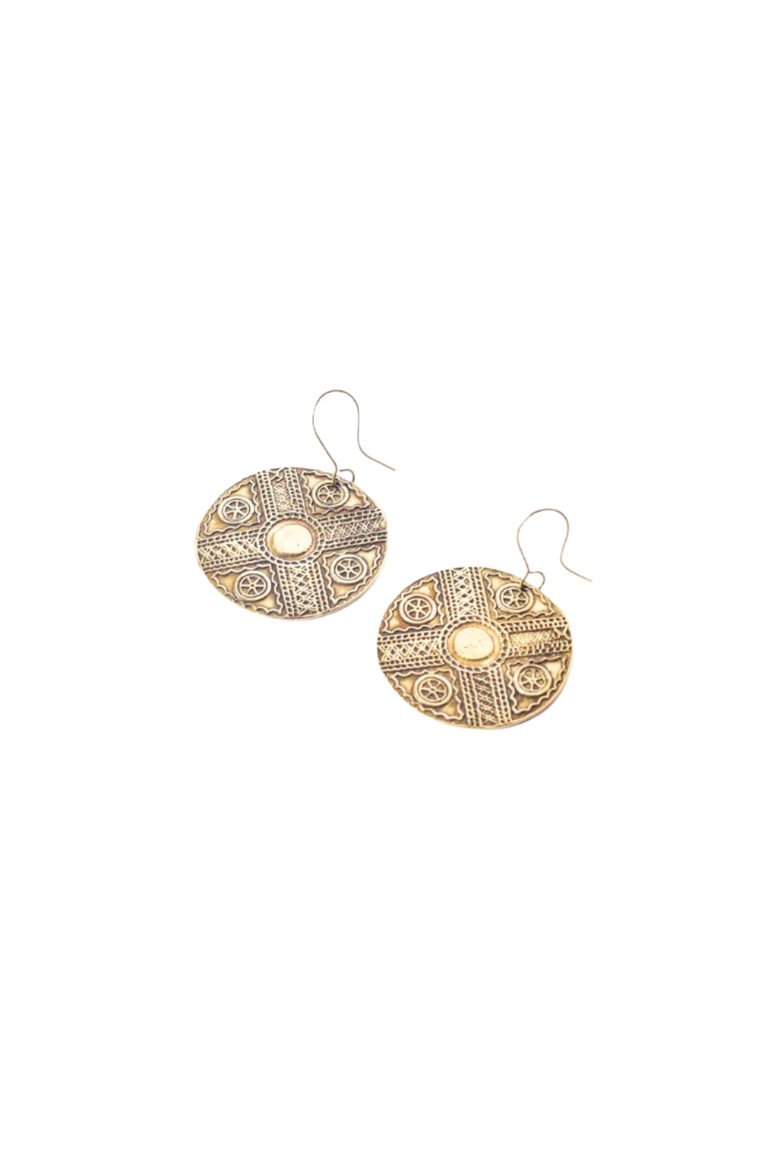 Nubian Brass Earrings