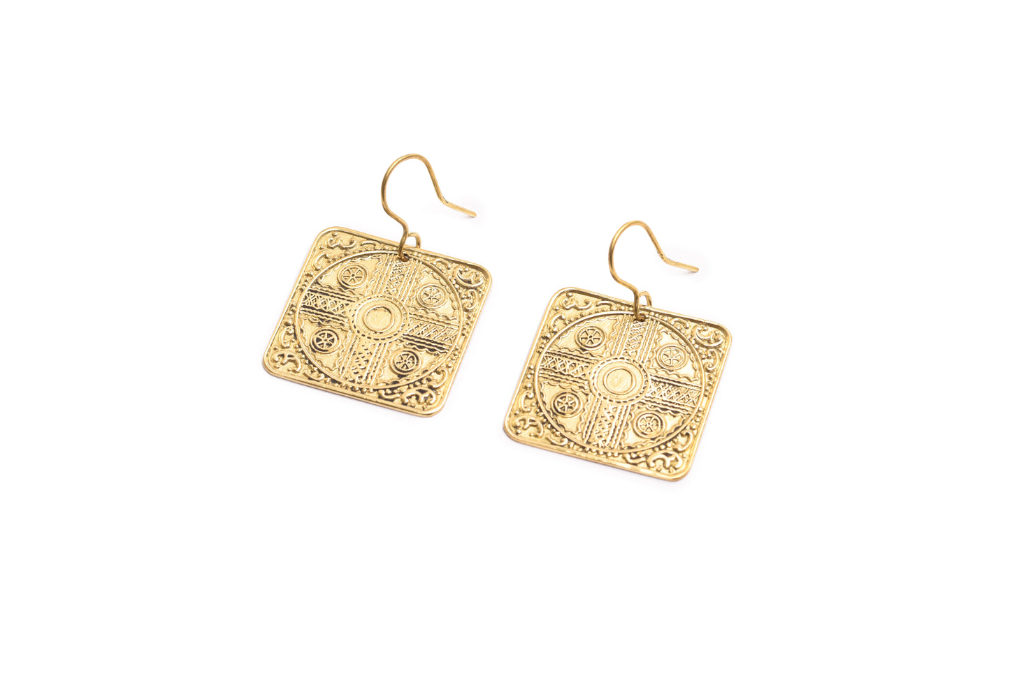 Nubian Square Earring